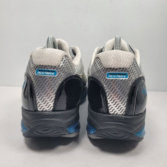 Skechers Resistance Men's Gray Blue Running Sneakers 52081 US Size 12 - Picture 4 of 8